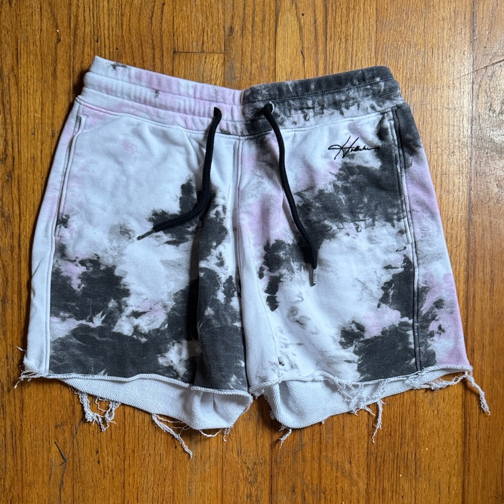 Distressed Tie-Dye Men Shorts